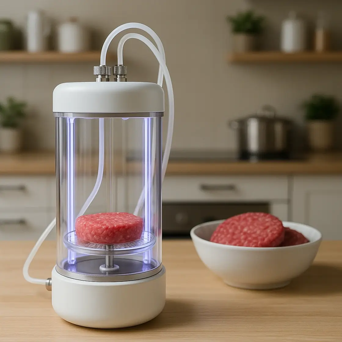 ¿Podrías cultivar carne en tu propia cocina? El bioreactor doméstico que promete revolucionar el plato