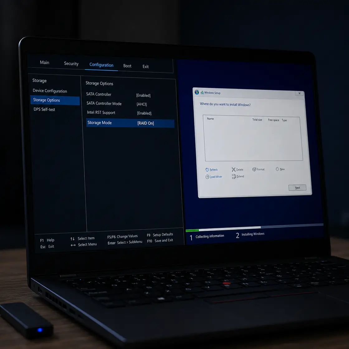 Windows 11 no detecta el disco al instalar: cómo solucionarlo desde la BIOS