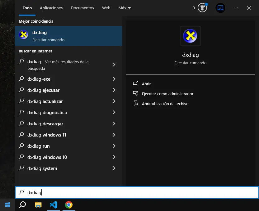 Que versión tengo de DirectX